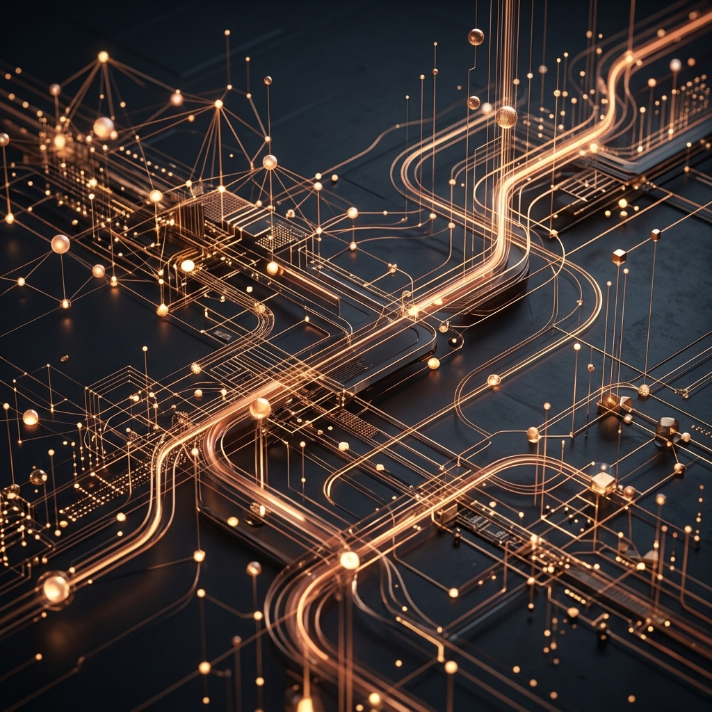 Digital Design and Information Architecture background visual